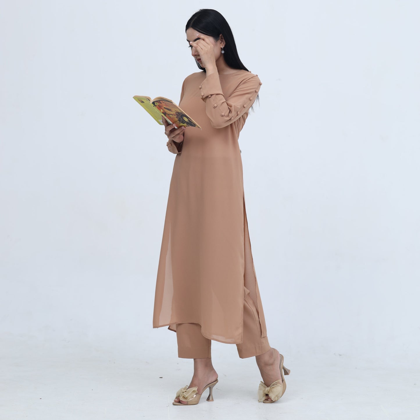 Macchiato Buttoned Set